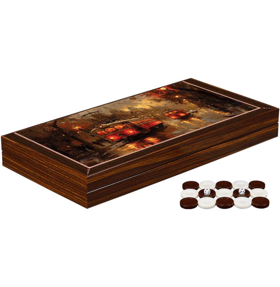 Artwork Trendy Tramvay Tasarımı Tavla