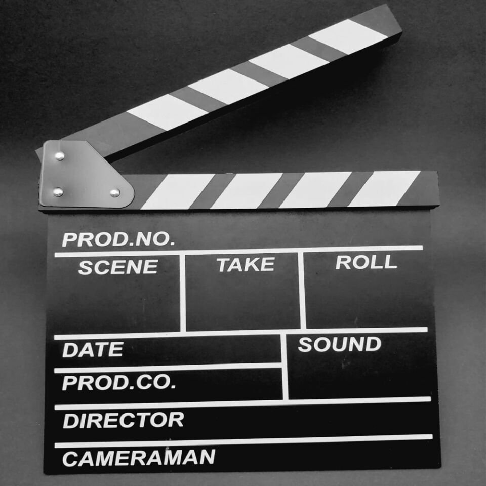 Büyük Boy Sinema Klaketi Clapperboard