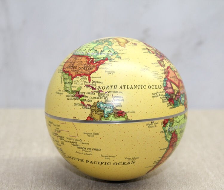 Masa Üstü Dönen Dünya Küre