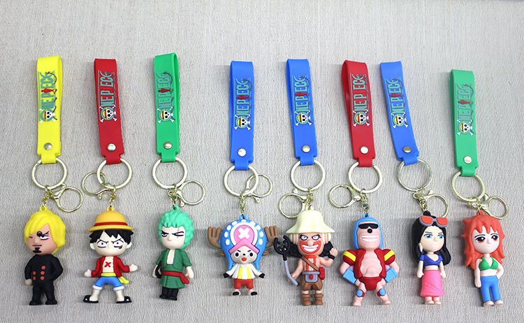 One Piece Silikon Anahtarlık