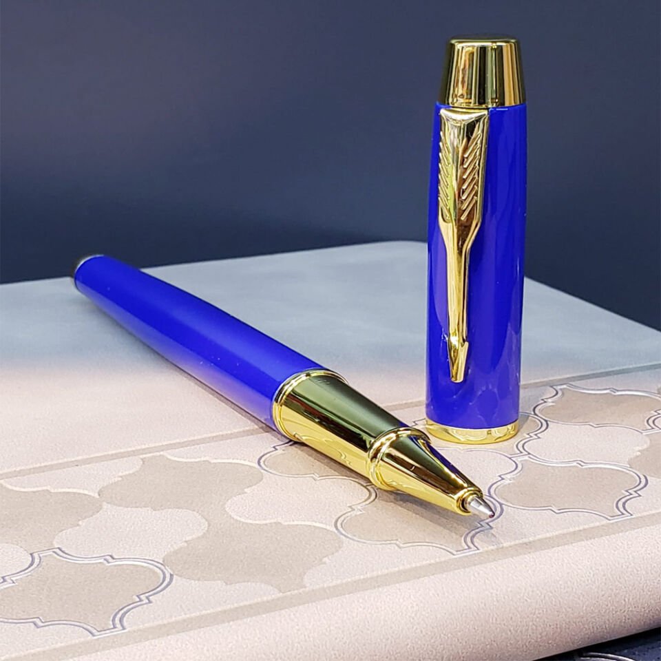 Öğretmenler Günü Hediyesi Kutulu Metal Mavi Kalem