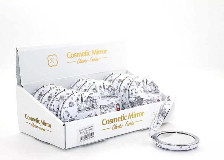 Taşlı İstanbul Tasarımı El Aynası Kalın