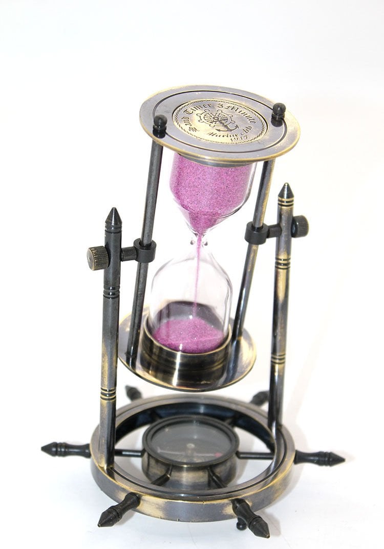 Pirinç Dümenli Pusulalı Kumsaati