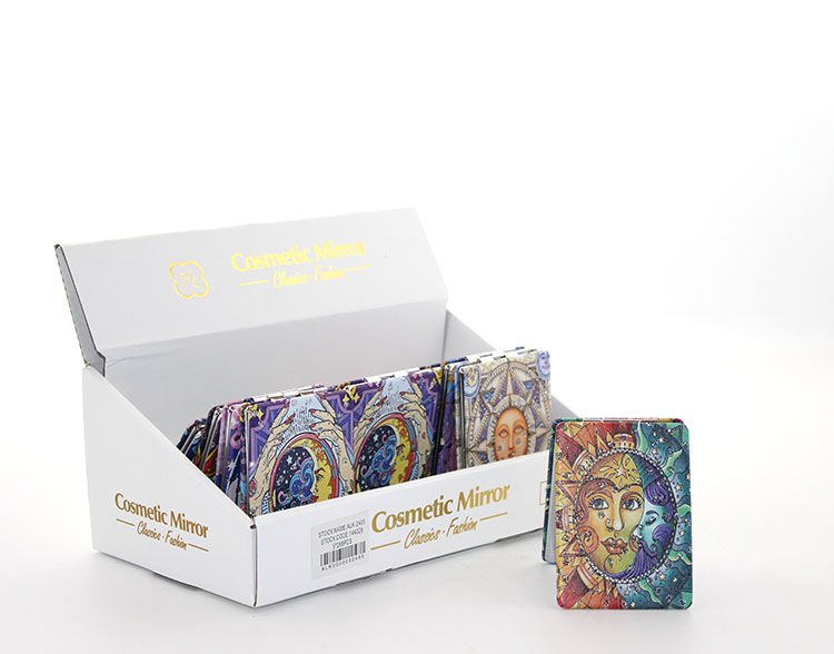 Taşlı İstanbul Tasarımı El Aynası İnce