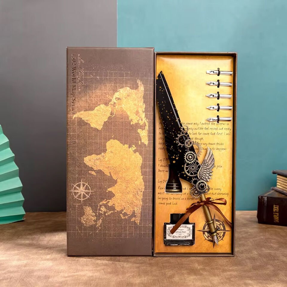 Siyah Mürekkepli Divit Kalem Seti