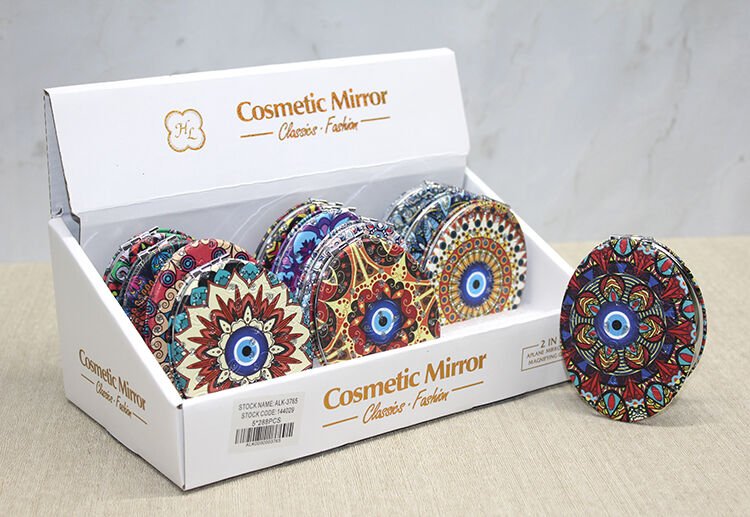 Taşlı El Aynası Oval İnce